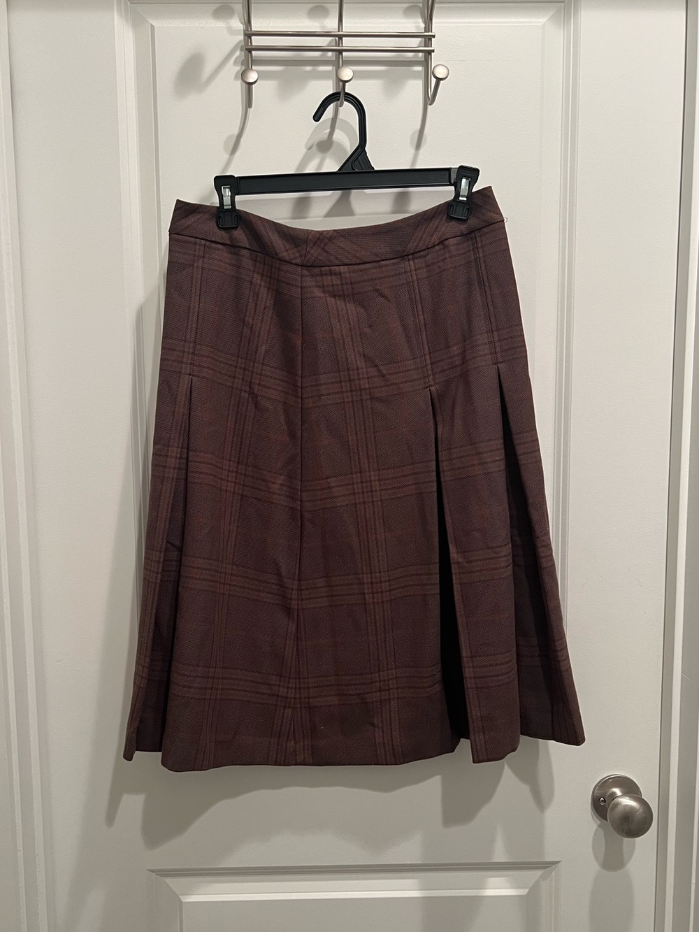 Wilfred by Aritizia Plaid Pleated Skirt